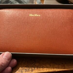 MaxMara Orange Wallet